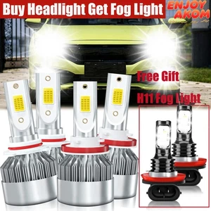 For Honda Civic 2014-2021 Super Bright LED Headlight Bulb Hi/Low Beam Fog Light - Picture 1 of 11