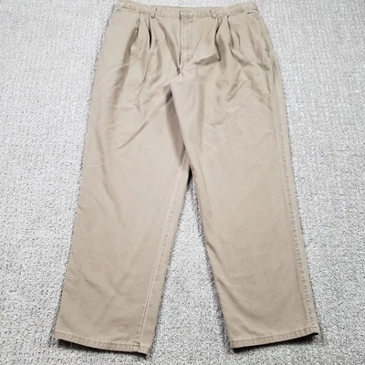 Vtg 90s Levis Dockers Pants 40x32 Brown Pleated USA Made 1940 Style Work Trouser - Image 1 of 4