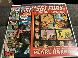Sgt Fury & His Howling Commandos Lote #s 101.108.117 - Imagen 1 de 17