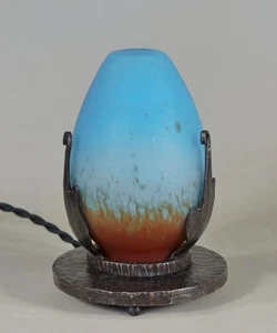 ROBJ : FRENCH 1925 ART DECO LAMP .......  night lamp daum era 1930 - Bild 1 von 11