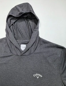 Callaway Pullover Mens XL Opti Dri Hoodie Performance Waffle Texture Limited Use - Picture 1 of 8