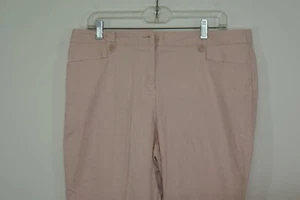 Counterparts Womens Size 16P Pink Capri Cropped Pants  - Picture 1 of 5