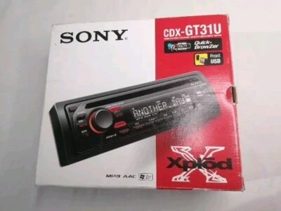 Stereo Autoradio Hi Fi Cd SONY Cdx-Gt31u SOLO SCATOLA E Manuali - Immagine 1 di 4