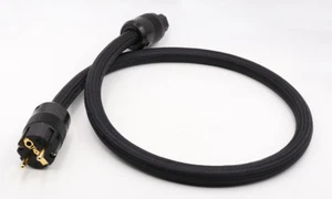 0.5M~3M Hi-End Hi-Fi 10awg Audio Power Cable Cord Schuko EU IEC Plug - Picture 1 of 11