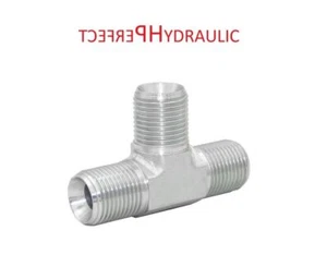 Raccord hydraulique en T BBB T BSP UNF ORFS et métrique - Imagen 1 de 8