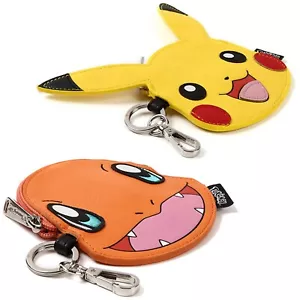 Lotto 2 Portafoglio Loungefly Pokemon Cambio Pikachu & Charmander Set - Nuovo Etichetta - Foto 1 di 8
