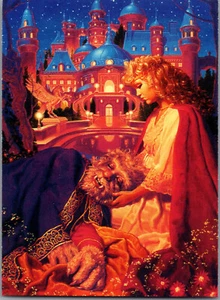 Hildebrandt Collector Cards 1992 #41 Beauty and the Beast Fairy Tales - Picture 1 of 2