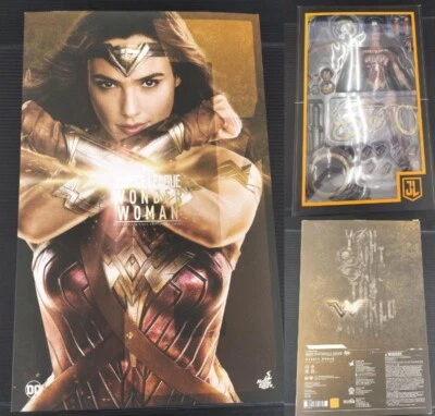 Hot Toys Movie Masterpiece WONDER WOMAN JUSTICE LEAGUE MMS450 1/6 Used Rare JP - Image 1 of 4