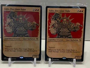 MTG - Forgotten Realms AFR - Zalto, Fire Giant Duke Showcase 323 + Foil NM/Mint - Picture 1 of 2