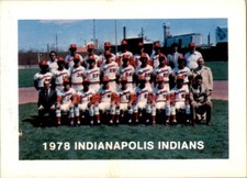 1978 Minor League Team Photo Indianapolis Indians #1
