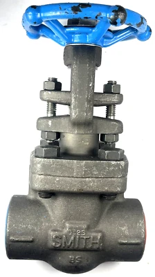 Smith - 1" FNPT x 1" Socket Weld CL-800 Forged Carbon Steel Wedge Gate Valve - Image 1 of 4