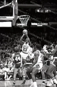 MICHAEL JORDAN & LARRY BIRD NBA Basketball 1986-87 Original 35mm Negative - Picture 1 of 2