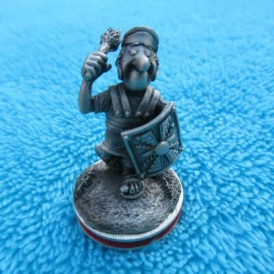 ASTERIX & OBELIX Römer Schachfigur BAUER Legionär Fackel Zinnfigur Zinn EXTEC - Bild 1 von 3