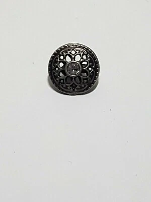 Buttons For Sewing 6 pcs new silver grey stude 1cm metal - Image 1 of 2