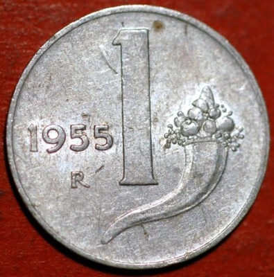 Italy Lira 1955 KM# 91 - Image 1 of 2