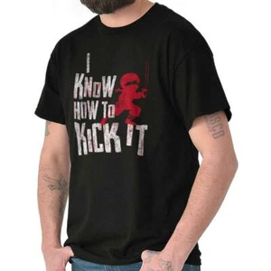 Funny Ninja Martial Arts Warrior Spy Gift Mens Casual Crewneck T Shirts Tees - Picture 1 of 9