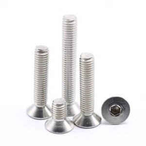 M5 Hex Socket Countersunk Head Cap Screws Allen Bolts A4 Stainless G316 Marine - Picture 1 of 5