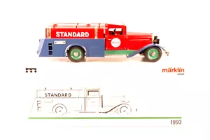 Märklin Car 1993 Truck Tank Truck 1107 Standard Unrecorded Limited Boxed - Picture 1 of 1