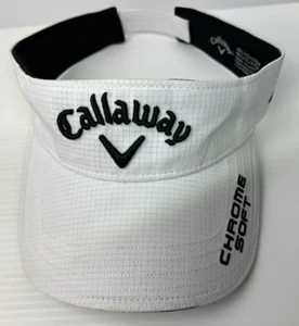 Callaway Golf Visor Hats-White-Chrome Soft-Apex- Golfing-Sporting-Exercising - Picture 1 of 12