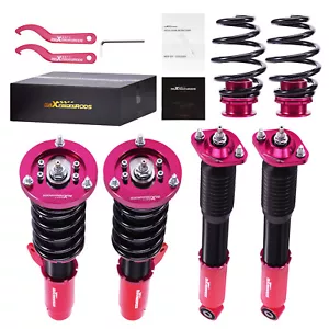 Street Coilovers Kit for BMW 3 Series E46 Saloon/Coupe RWD 98-05 Shock Absorbers - Picture 1 of 11