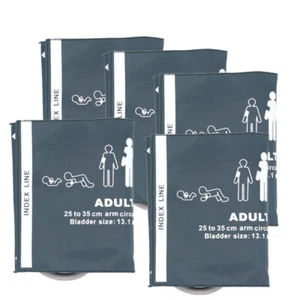 5Pcs Adult Single-Tube Blood Pressure Cuff NIBP Cuff Arm Circumference 25-35cm - Picture 1 of 6