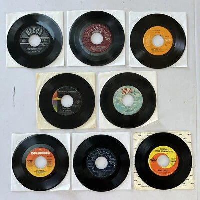 Lot of (8) Miscellaneous Christmas 45 RPM Records - Lot #8 - Image 1 of 2