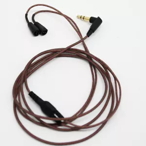 Audio123 Softkabel für Sennheiser IE8 IE80 Kopfhörer Headset BRAUN NEU - Bild 1 von 1