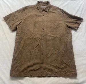 Camisa táctica 511 para hombre grande marrón a presión al aire libre caza - Imagen 1 de 9