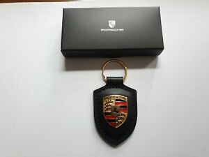 Porsche Schlüsselanhänger emailliert beige ORIGINAL mit Verpackung