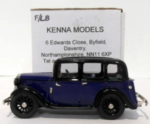 Kenna Models 1/43 Scale KM13 - Wolseley 9 - Dark Blue/Black - Picture 1 of 5