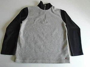 Tommy Hilfiger Women's Fleece Jacket size S Gray/Black - Picture 1 of 4