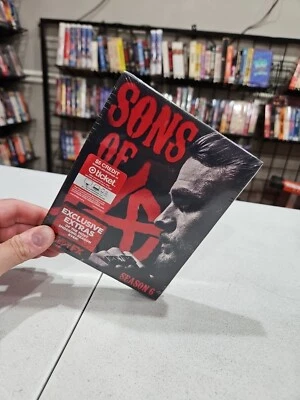 Sons of Anarchy: Season 6 Six (DVD 2014 5-Disc Set Slipcover) FACTORY SEALED NEW - Image 1 of 4