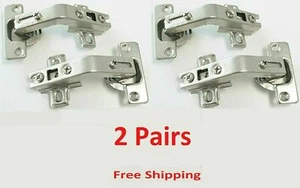 2 Pair Corner Folded Folden Kitchen Cabinet Cupboard Door Hinges Combination 135 - Picture 1 of 7