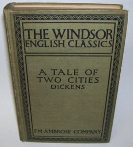 1925 Antique Book A Tale of Two Cities by Charles Dickens - Picture 1 of 3