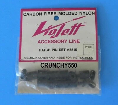 Bob Violett Vio Jett Accessory Line 5515 Hatch Pin Set Carbon Fiber RC Airplane - Image 1 of 3