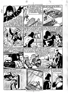 FANTAX : RARISSIME PLANCHE D’OUVERTURE ORIGINALE N°2 TOME 4 1946 PAR CHOTT - Imagen 1 de 2