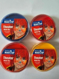 Theater Makeup Make Up Farbige Schminke 4 Farben zur Wahl 25 g Karneval Party - Picture 1 of 5