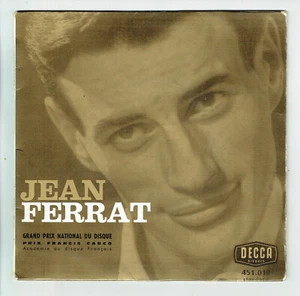 Jean FERRAT Vinyle 45T EP MA MOME -REGARDE TOI PANAME -FEDERICO .. -DECCA 451012 - Picture 1 of 3