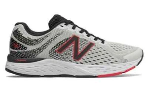 Scarpa sportiva New Balance bianca da uomo con lacci freschi 680v6 8,5D US 8D UK M680CR6 - Foto 1 di 4