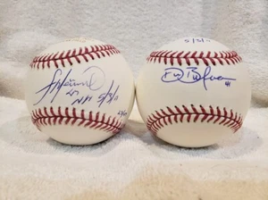 RARE Francisco Liriano Drew Butera 5-3-11 NO HITTER AUTO'D Baseballs, MLB HOLO! - Picture 1 of 3
