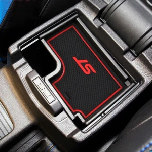 For 2015-2018 Ford Focus ST Rubber Non-Slip Inner Gate Slot Mat Cup Pads-4 Color - Bild 1 von 19