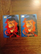 Two Cards!!   1994 Marvel Masterpieces Demogoblin #30 Mint