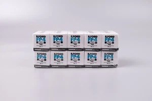 10 x Ilford FP4 Plus 125 135-24 Kleinbildfilm schwarz-weiß - Bild 1 von 3