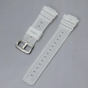 16mm Strap WatchBand Rubber Resin For Casio G-SHOCK DW6100-1V DW-6100-7V DW-6900 - Picture 1 of 21