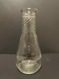 Vintage Hazel Atlas Glass Vinaigrette Cruet Carafe Decanter 6.5in NO STOPPER - Picture 1 of 5