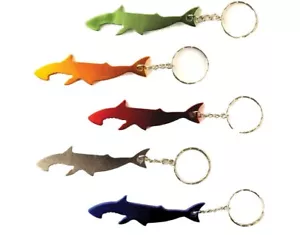 Baby Shark Keyring Bottle Opener Novelty Colour Keychain x100 in Green - Picture 1 of 3