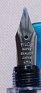 PILOT Pluminix Mini Fountain Pen Transparent Blue nib M SUPER QUALITY, JAPAN - Picture 1 of 8