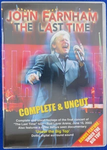 John Farnham - The Last Time Complete and Uncut (Region 4, DVD) - Picture 1 of 2