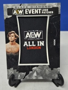 HOOK 2024 AEW Upper Deck UD Black Diamond Event Logo Patch ALL IN LONDON - Picture 1 of 5