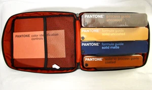 Pantone Color Guide System • Four (4) Swatch Books (2 still sealed) in Case 2001 - Picture 1 of 19